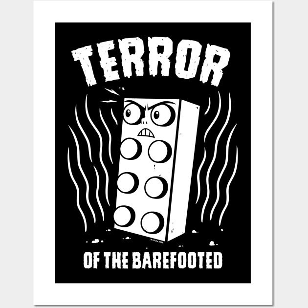 Barefoot Terror Wall Art by wloem